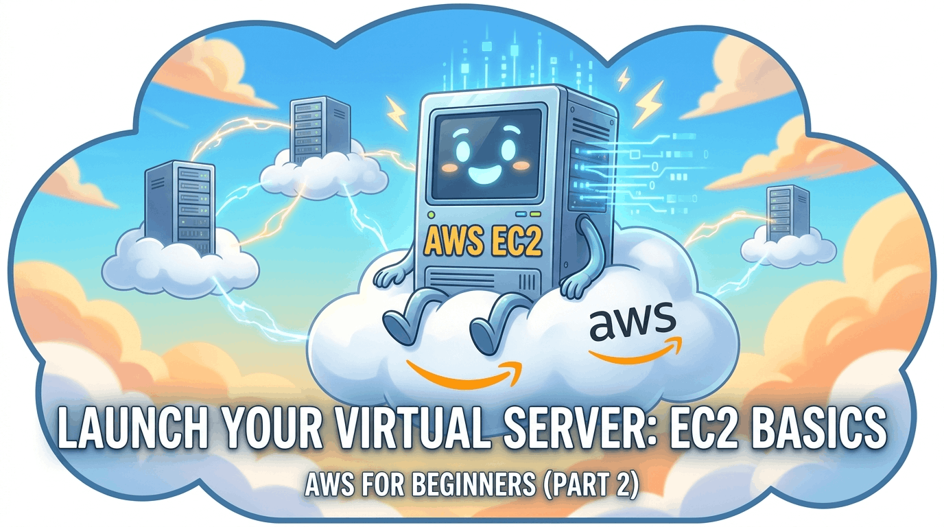 AWS for Beginners (Part 2): Launching Your First Amazon EC2 Virtual Server ☁️